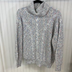 Venus speckled turtleneck sweater